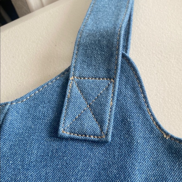True Religion Blue Denim Tote with Slouchy Design - Picture 8 of 12